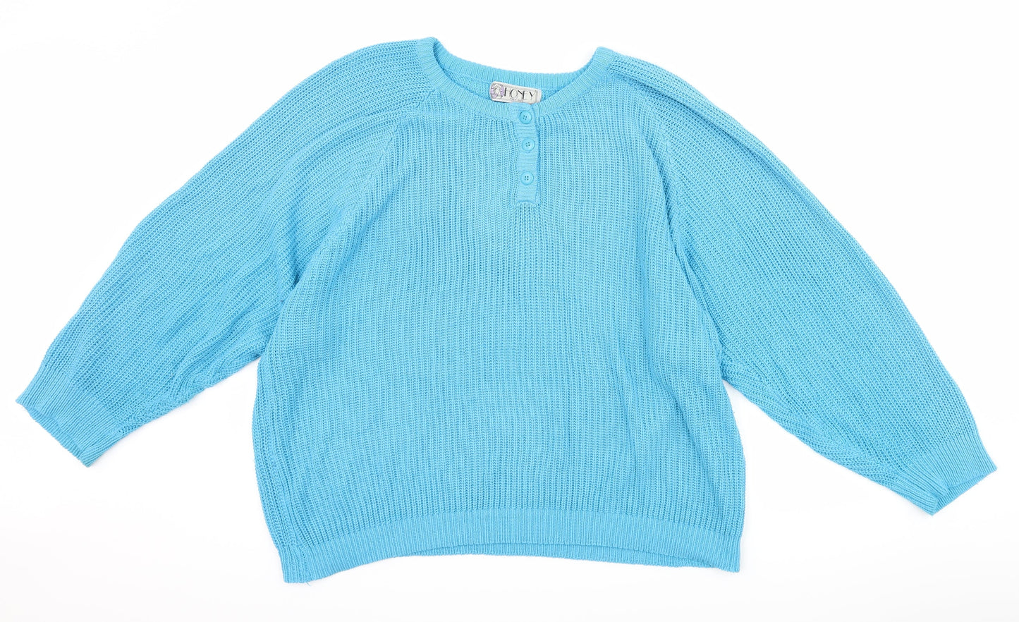 HONEY Womens Black  Knit Pullover Jumper One Size