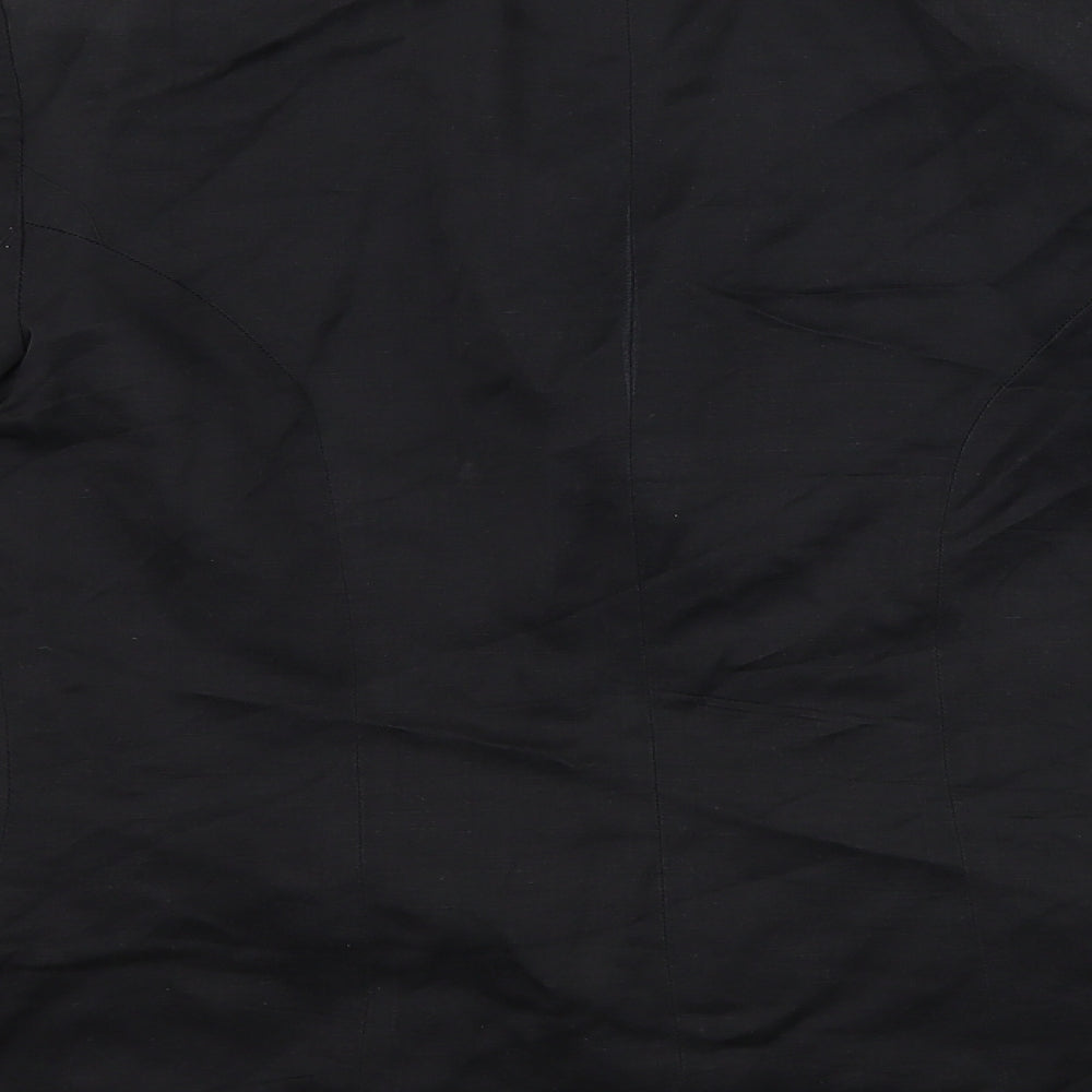 Topshop Womens Black   Jacket  Size 12