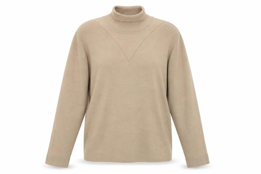 Front view of Klass women’s brown jumper, size XL