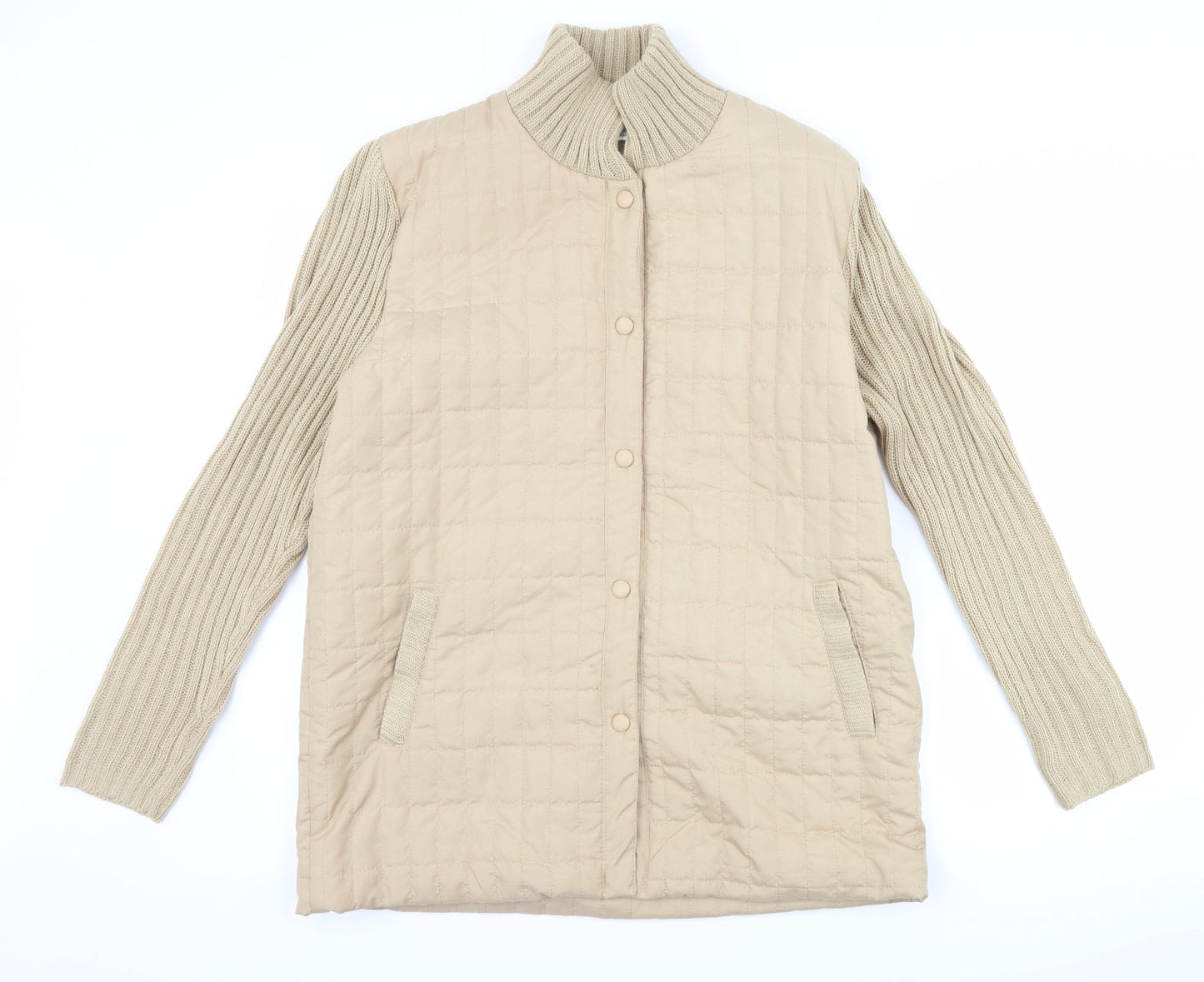 Damart Womens Brown   Quilted Coat Size M