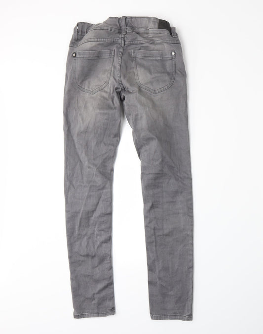 Lemmi Girls Grey  Denim Skinny Jeans Size 12 Years