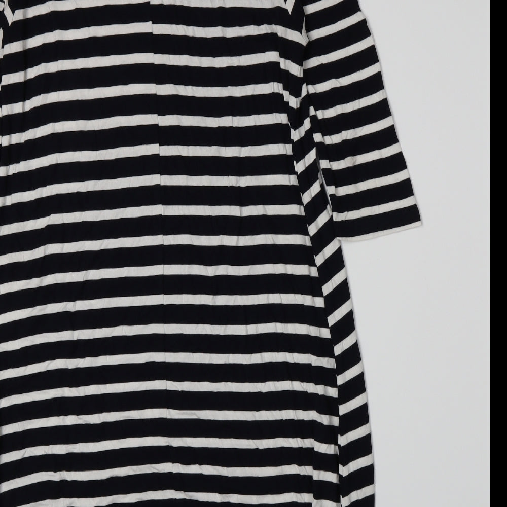 F&F Womens Blue Striped  A-Line  Size 12