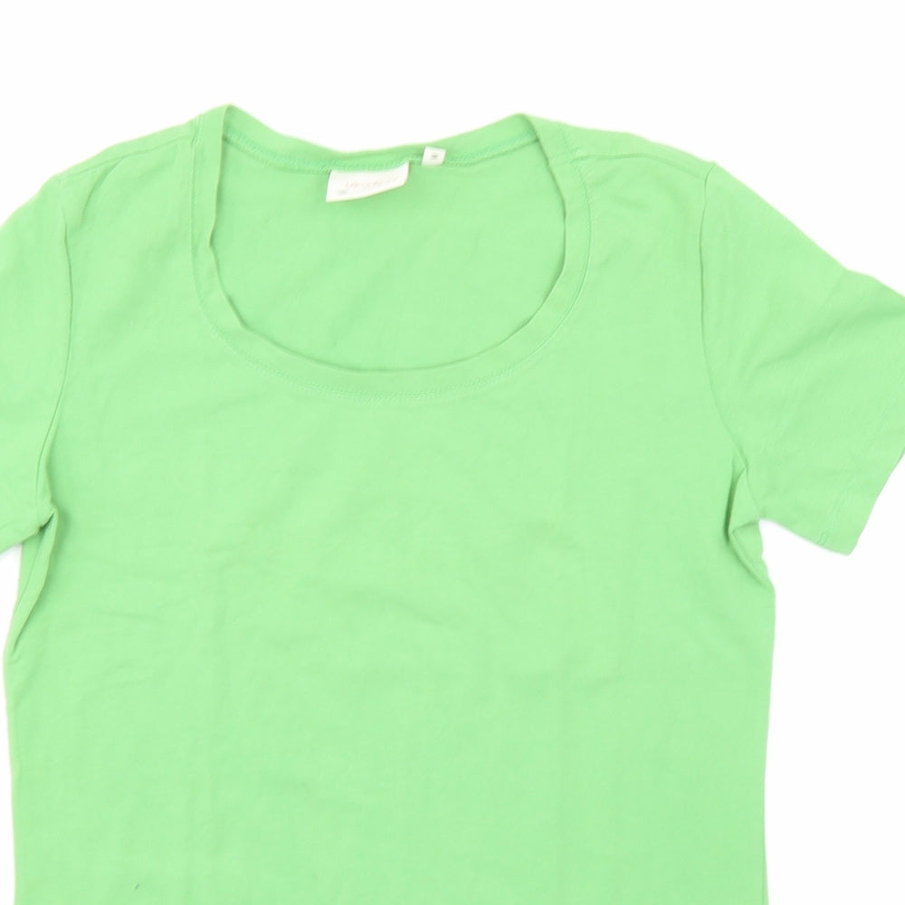 Vacknox Womens Green   Basic T-Shirt Size M