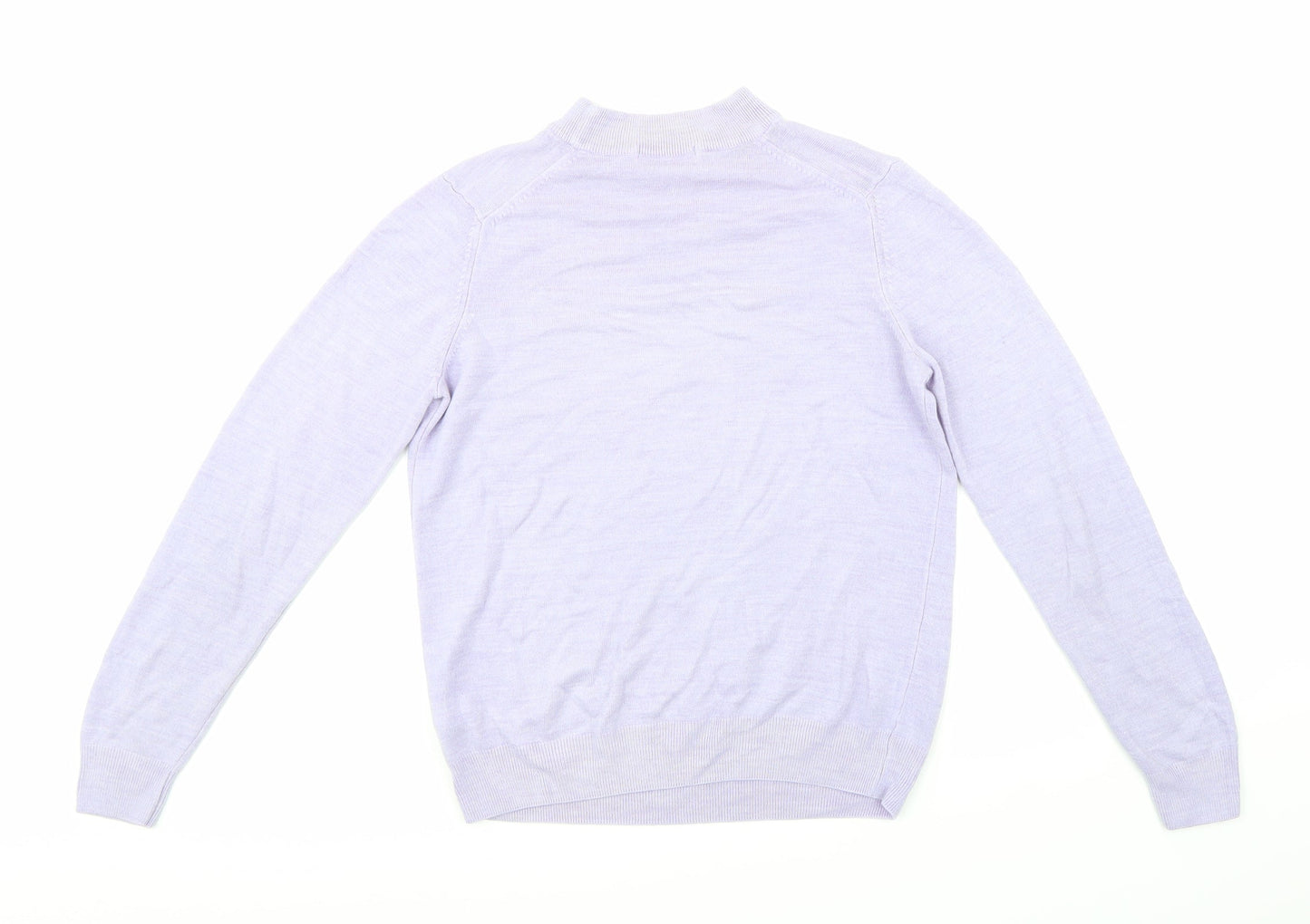 Marks and Spencer Womens Purple  Knit Pullover Jumper Size 14