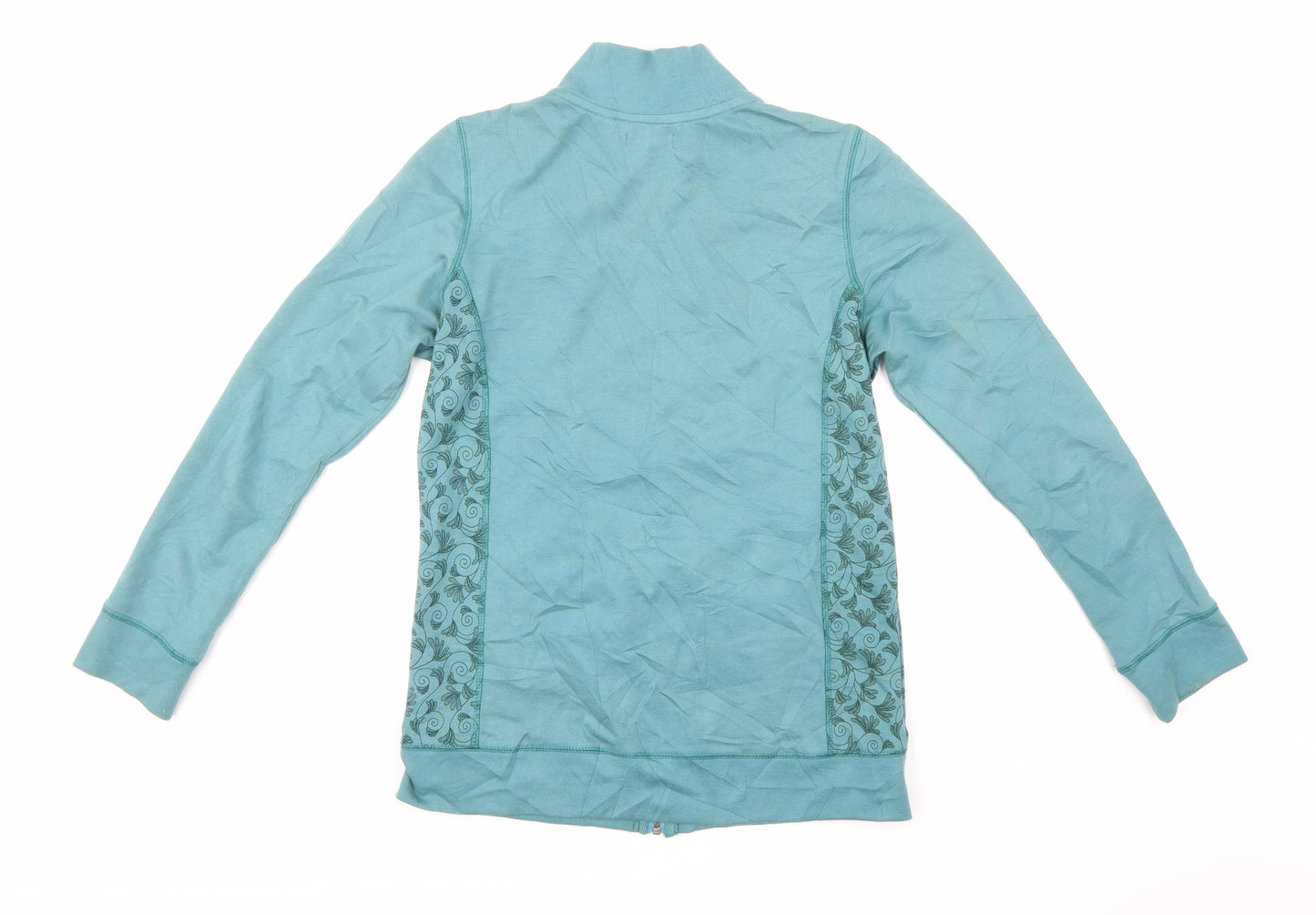 Traidcraft Womens Blue   Full Zip Sweatshirt Size 10