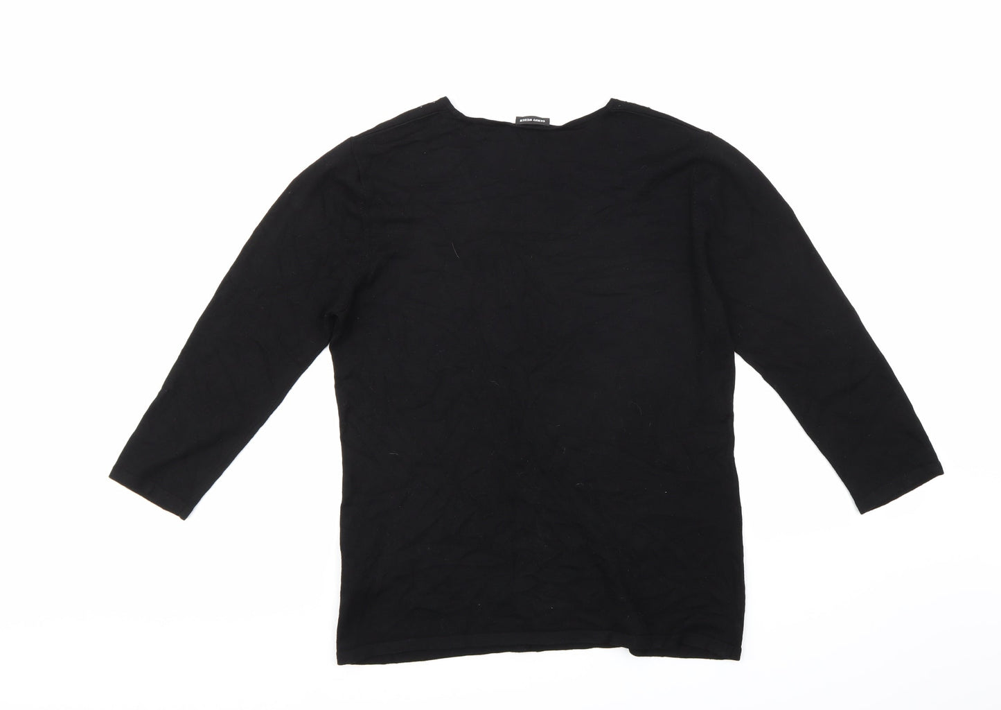 Gerry Weber Womens Black  Knit Pullover Jumper Size 16