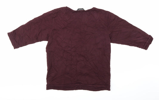 Dorothy Perkins Womens Purple   Pullover Sweatshirt Size 12