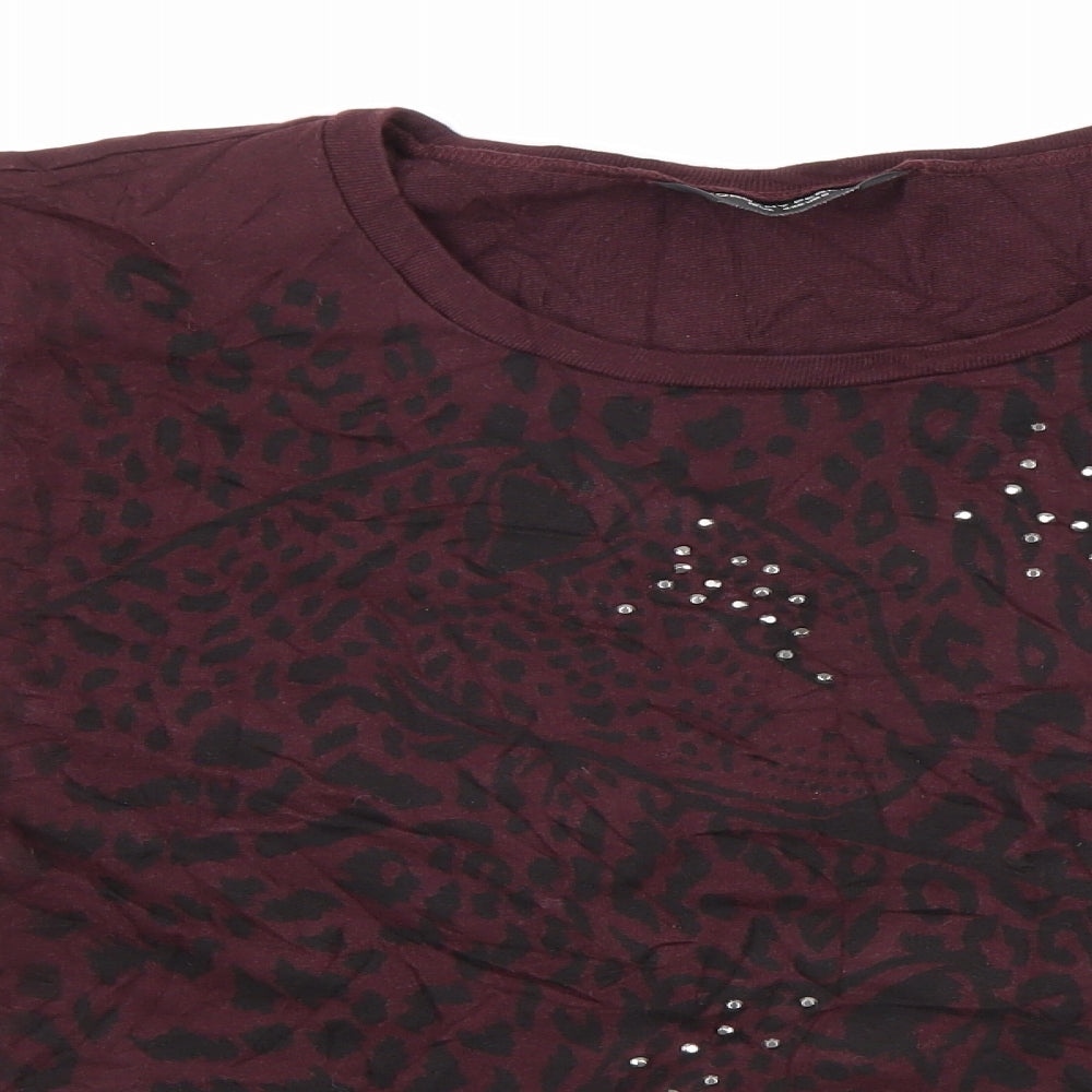 Dorothy Perkins Womens Purple   Pullover Sweatshirt Size 12