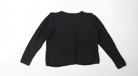 Gap Womens Grey  Knit Cardigan Jumper Size M