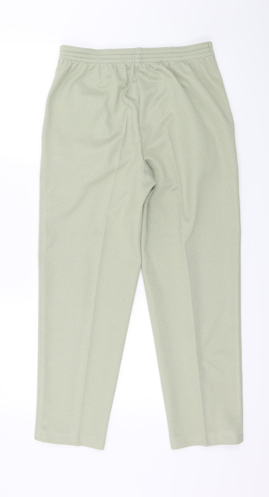 Marks and Spencer Womens Green   Trousers  Size 10 L26 in
