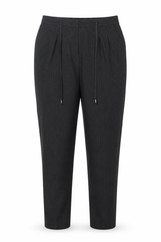 NEXT Womens Green Striped  Trousers  Size 8 L29 in