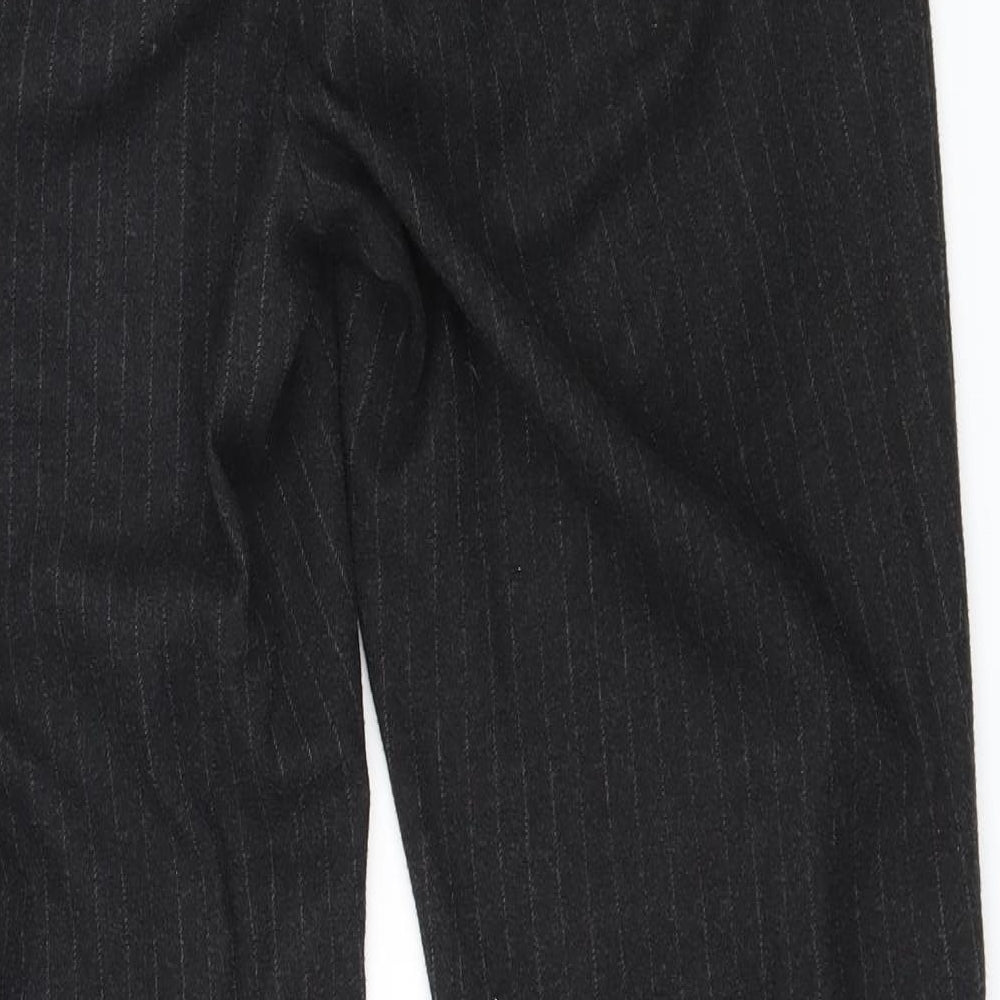 NEXT Womens Green Striped  Trousers  Size 8 L29 in