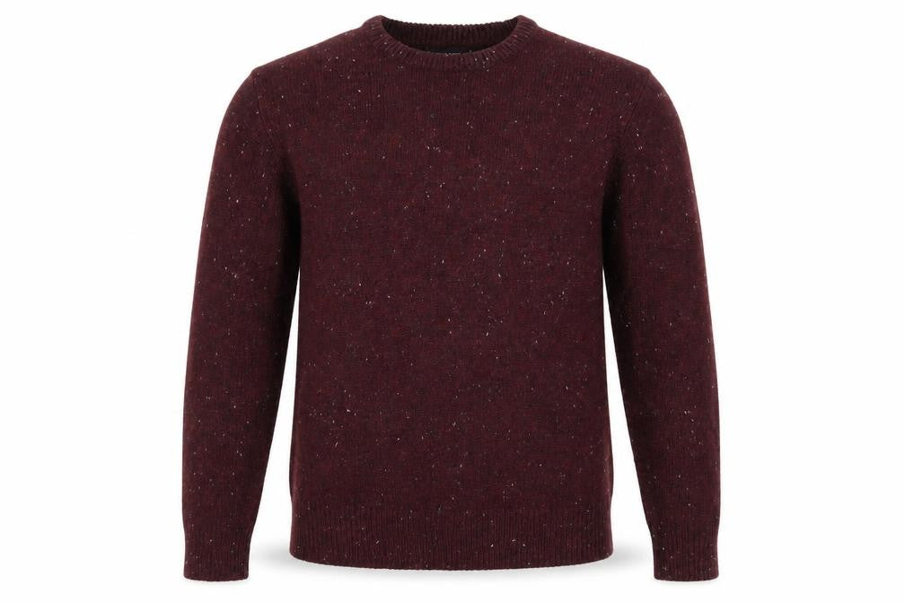 Front view of Cedarwood State men’s red jumper, size S