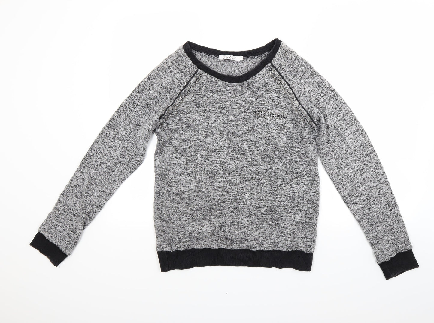 Anisa Womens Grey   Pullover Jumper Size L