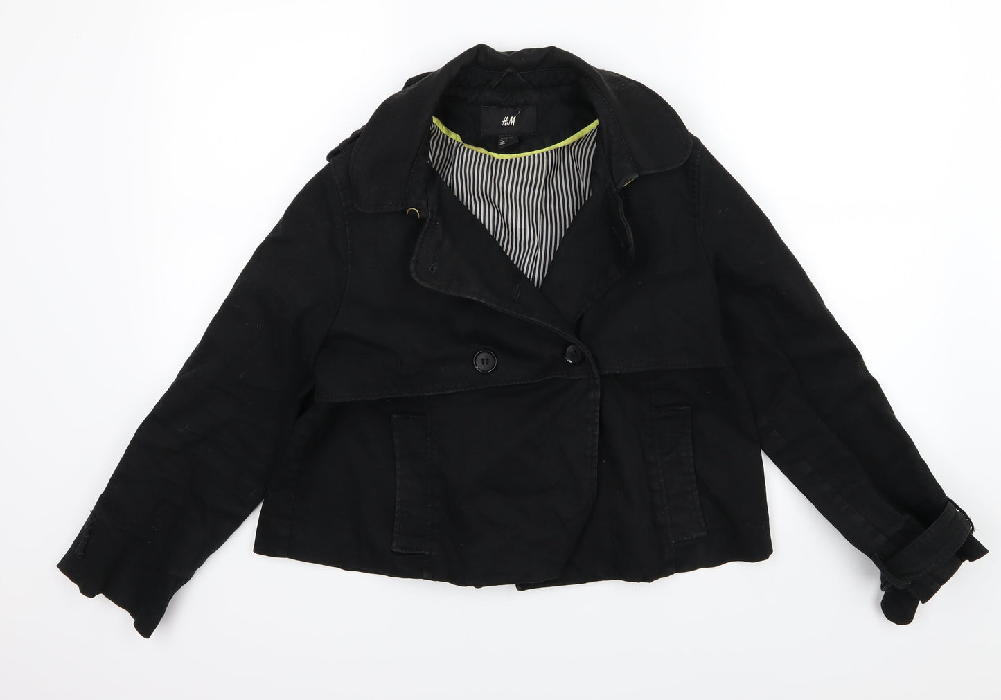 H&M Womens Black   Jacket  Size 12