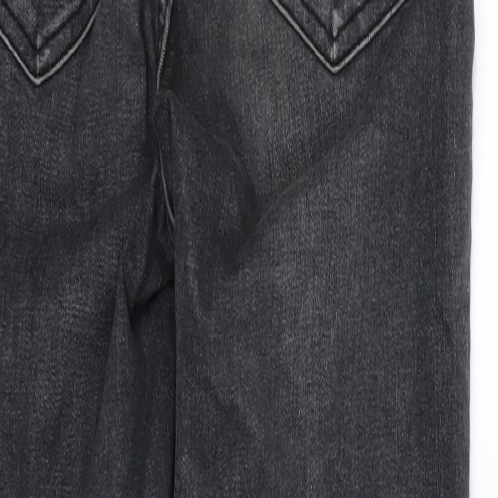 Topshop Womens Grey  Denim Skinny Jeans Size 25 in L32 in - Jamie