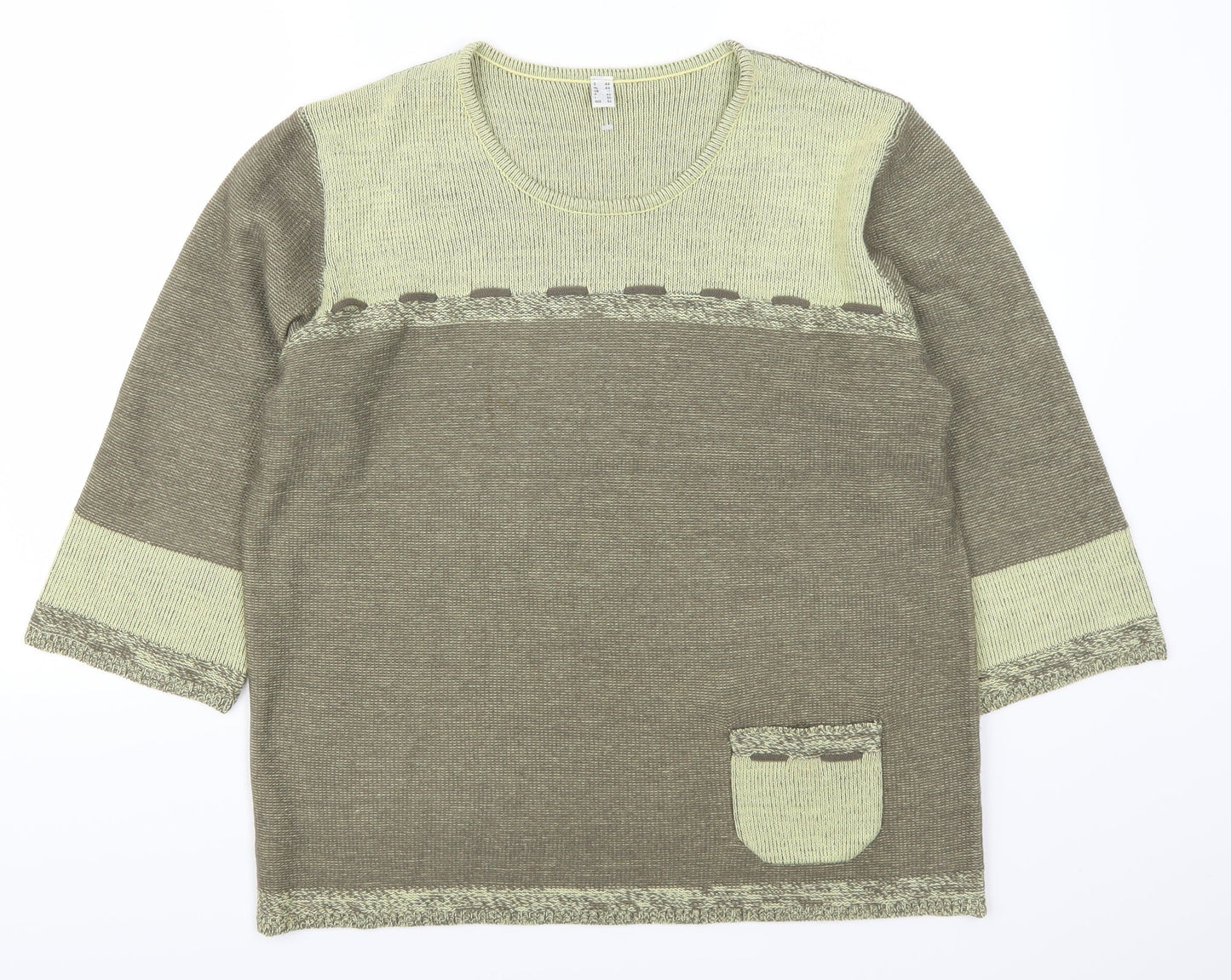 Preworn Womens Green   Pullover Jumper Size 18