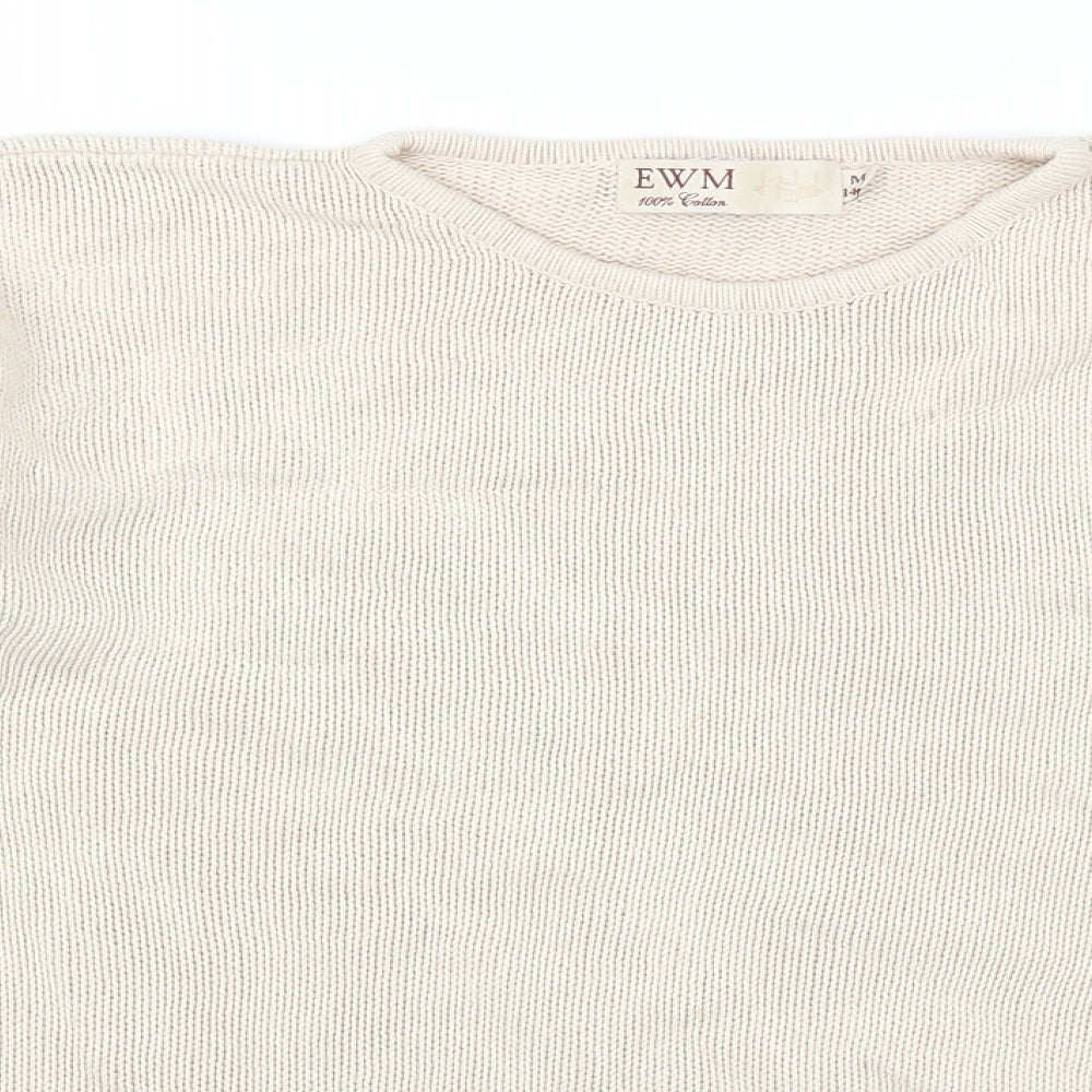 EWM Womens Beige   Pullover Jumper Size 14