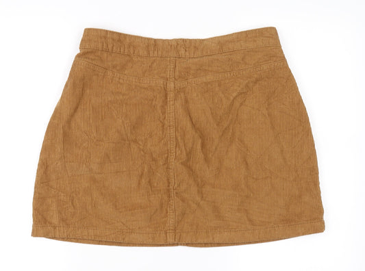denim co  Womens Brown  Corduroy A-Line Skirt Size 12