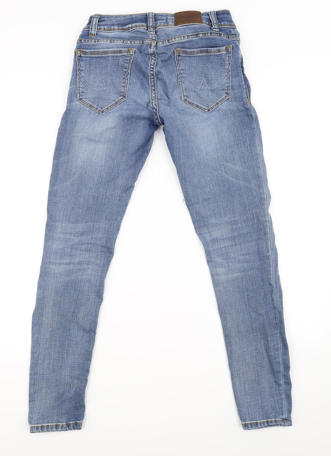 Super Dry Mens Blue  Denim Skinny Jeans Size 25 in L30 in