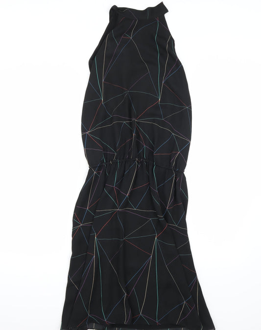 1971 Womens Black   A-Line  Size 6