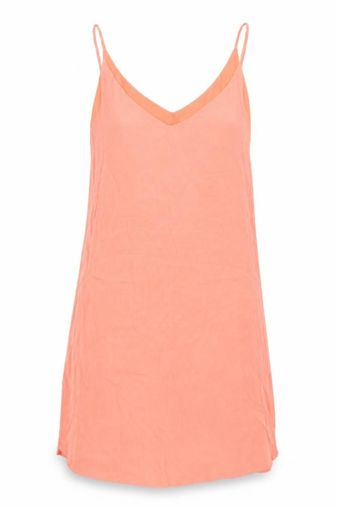 Front view of Topshop women’s pink a-line, size UK 8