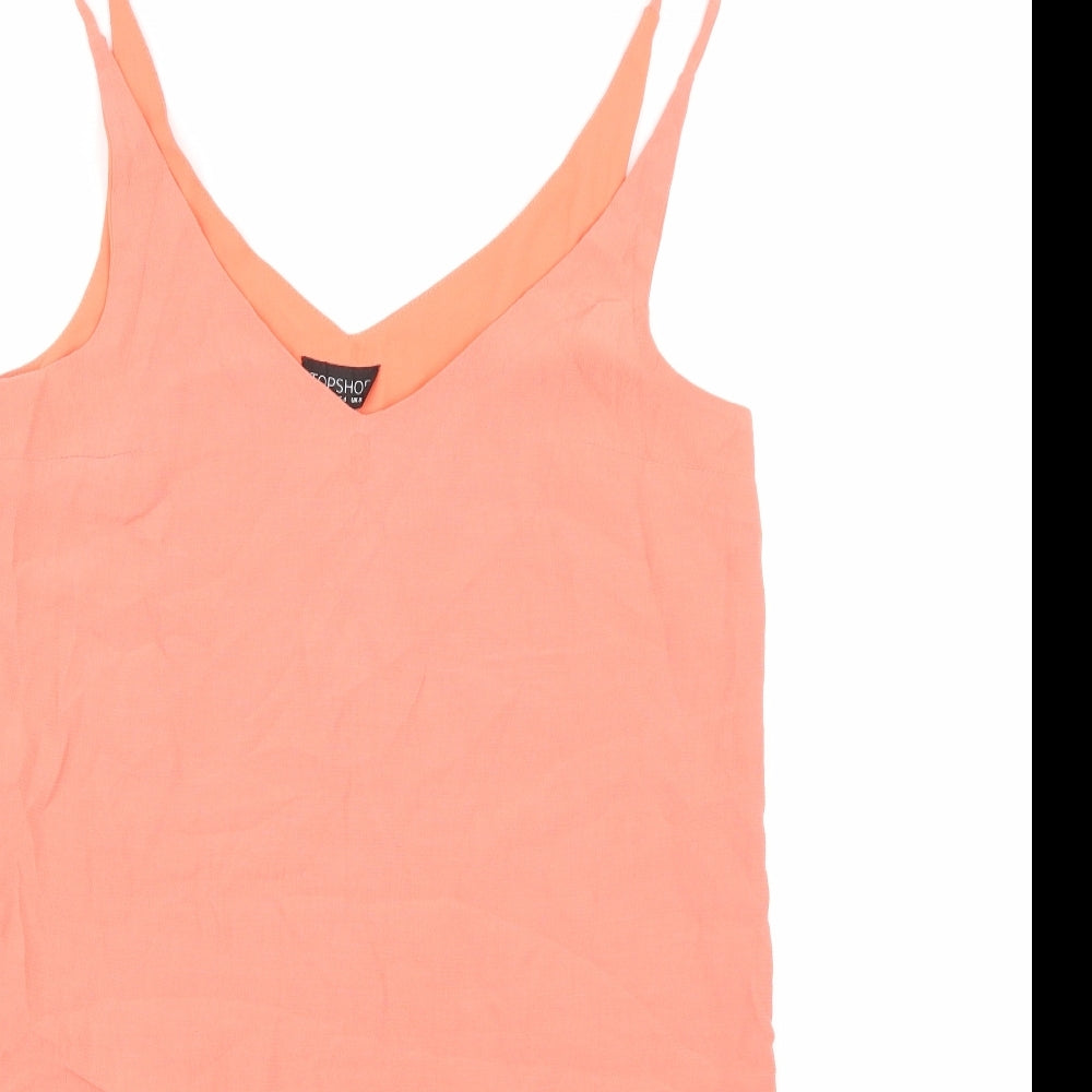 Topshop Womens Pink   A-Line  Size 8