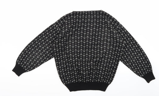 Styling Womens Black   Pullover Jumper Size M