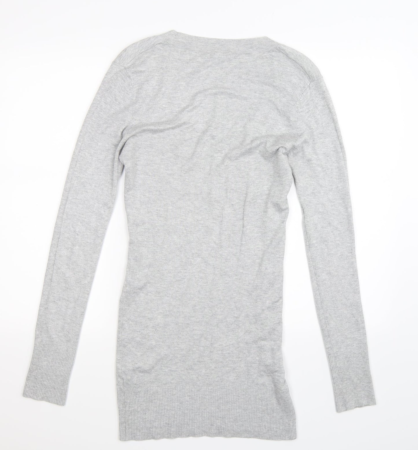 New Look Womens Grey  Knit Pullover Jumper Size 12