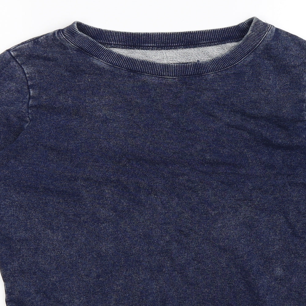 Preworn Womens Blue   Pullover Sweatshirt Size 12