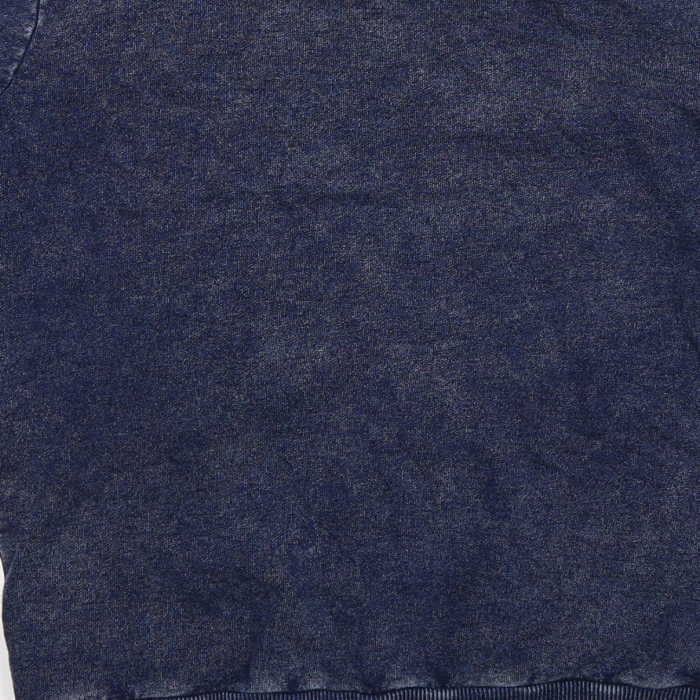 Preworn Womens Blue   Pullover Sweatshirt Size 12
