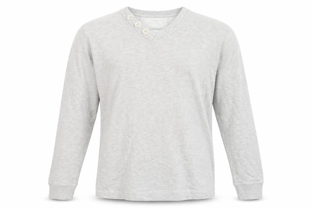 Front view of George men’s grey knit jumper, size S