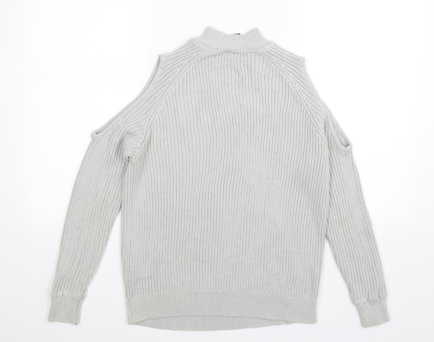 Divided Womens Grey  Knit Pullover Jumper Size XS