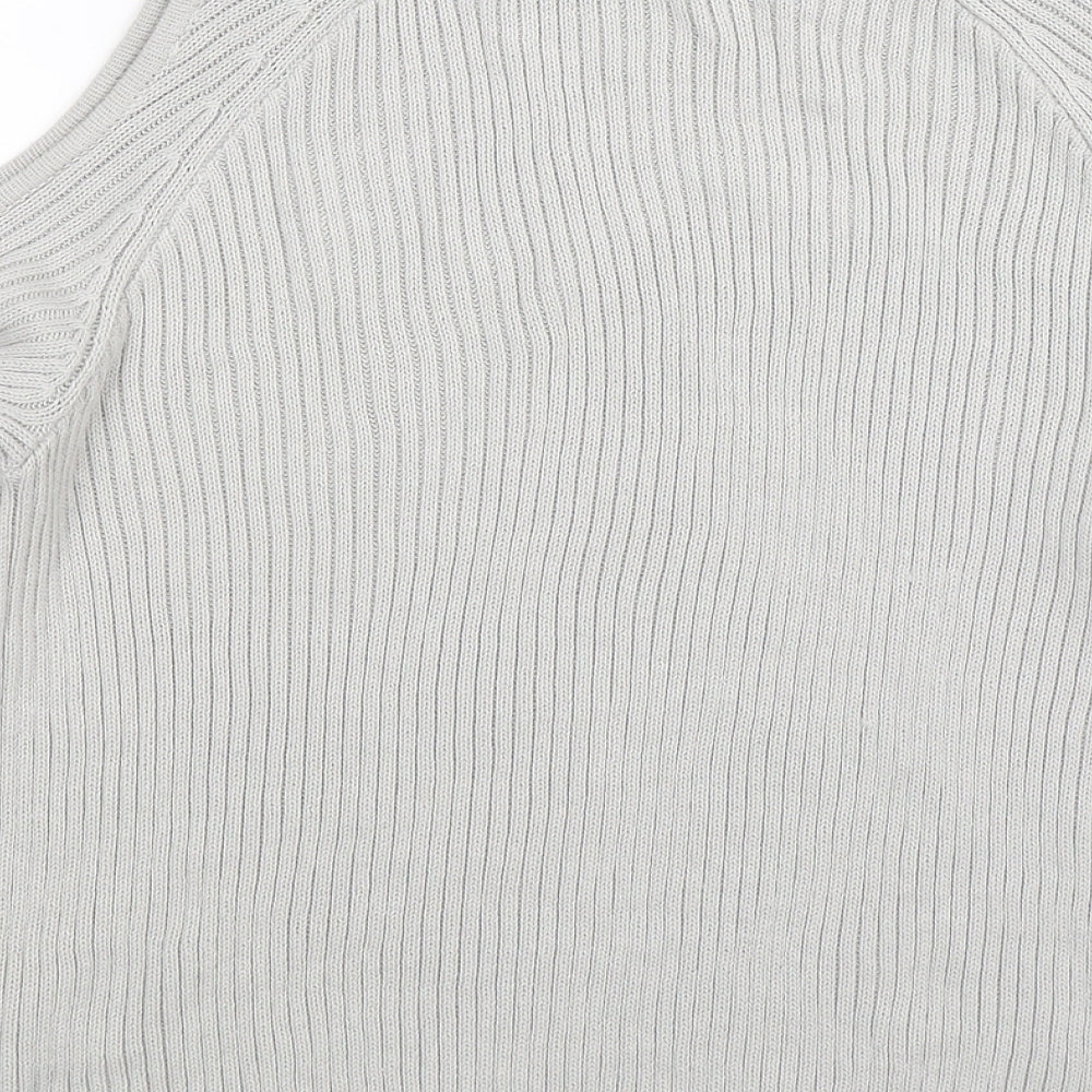 Divided Womens Grey  Knit Pullover Jumper Size XS