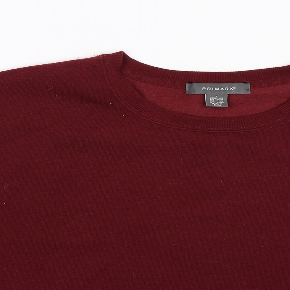 Primark Womens Brown  Jersey Pullover Sweatshirt Size 8  - Oversized