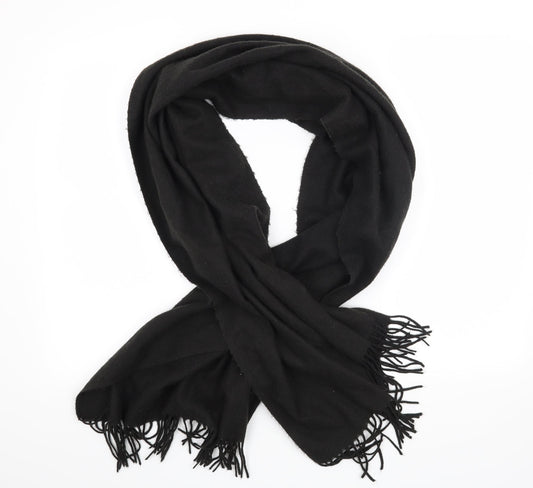 Front view of Preworn women’s black scarf
