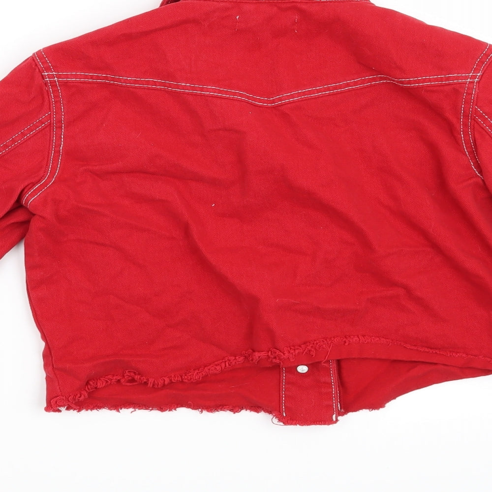 Urban Bliss Womens Red   Jacket  Size 8