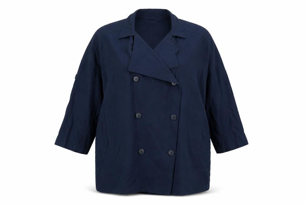Marks and Spencer Womens Blue   Pea Coat Coat Size 14