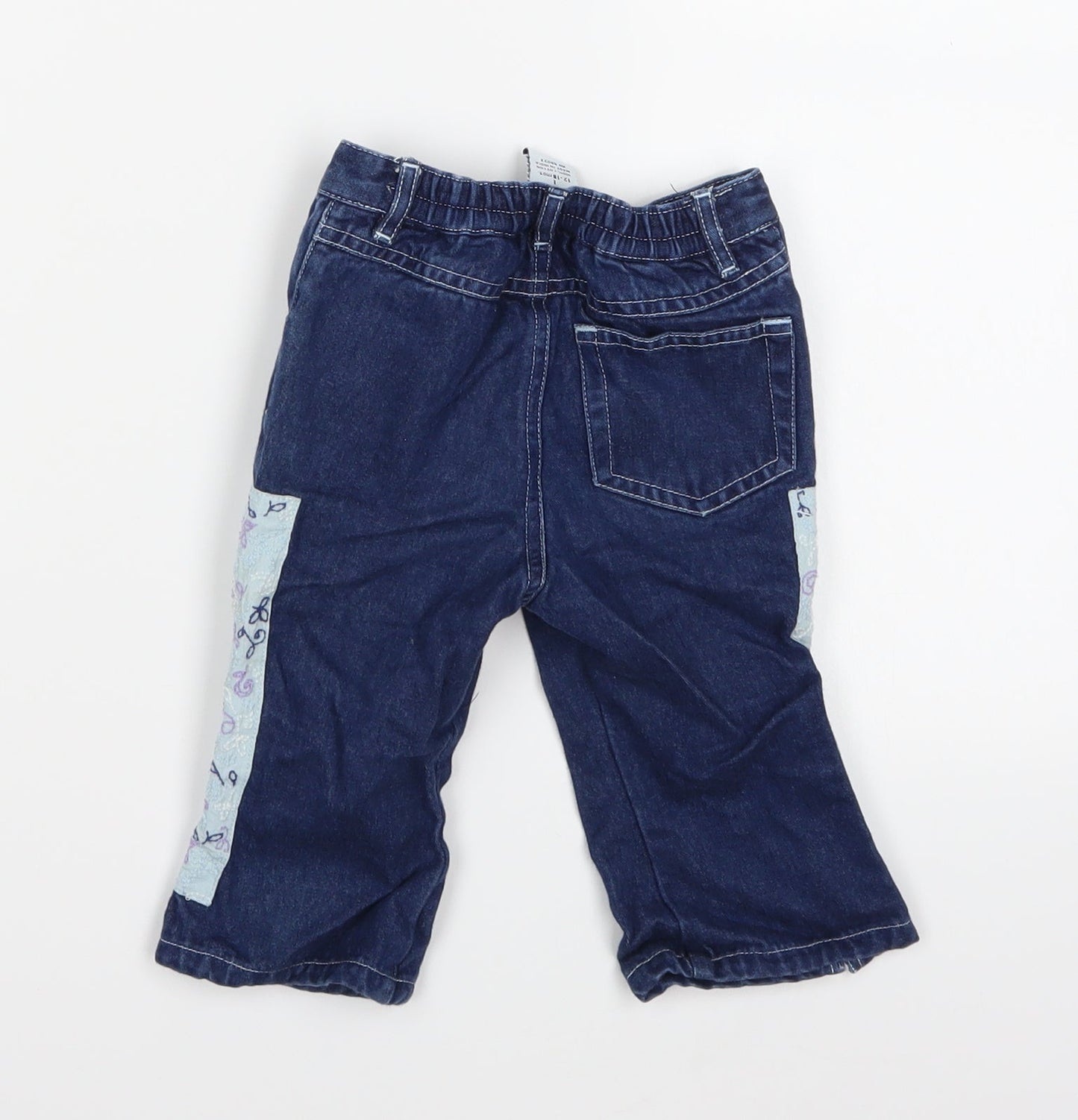 Gap Girls Blue  Denim Capri Jeans Size 12-18 Months