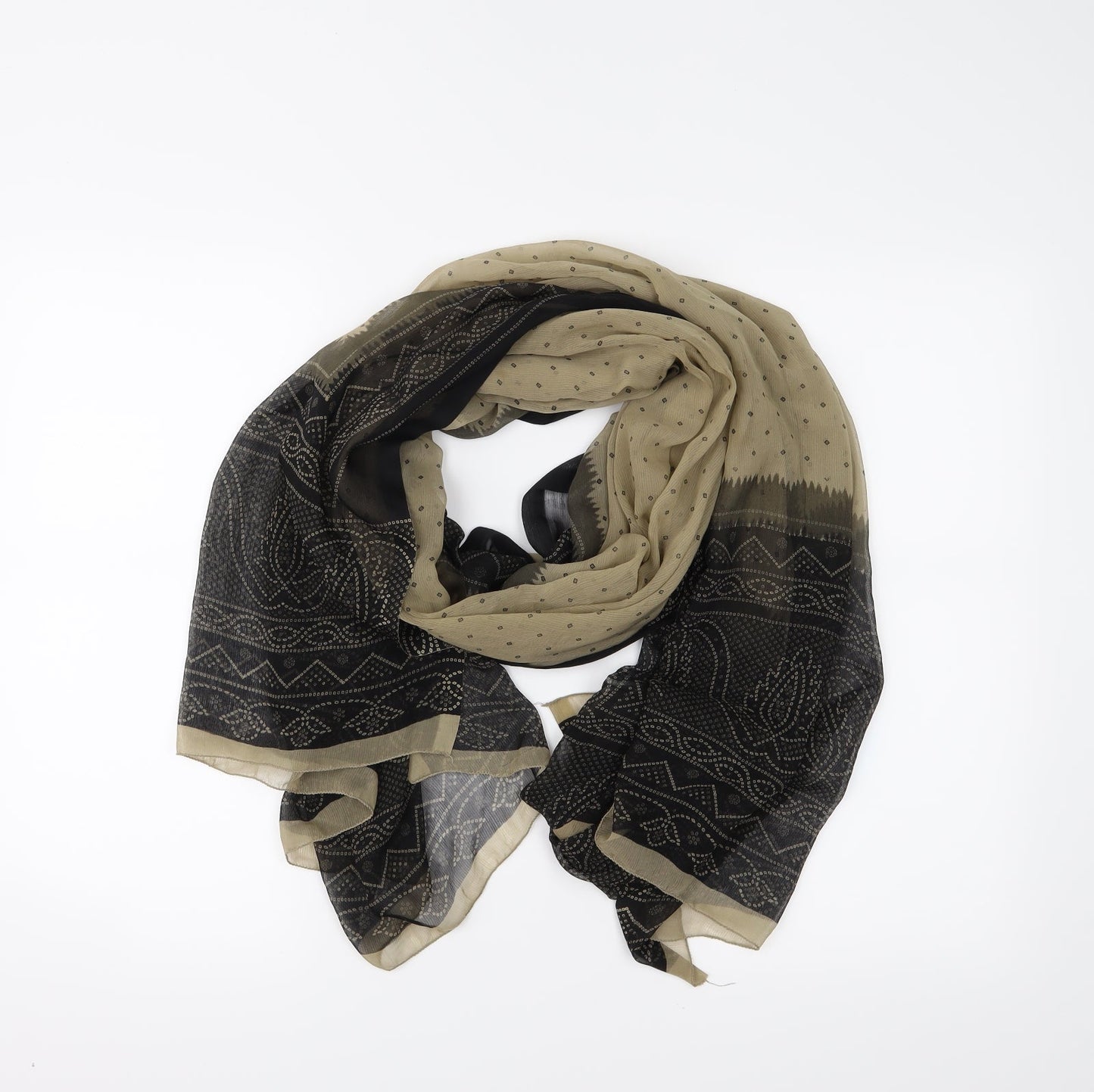 Preworn Womens Beige    Scarf