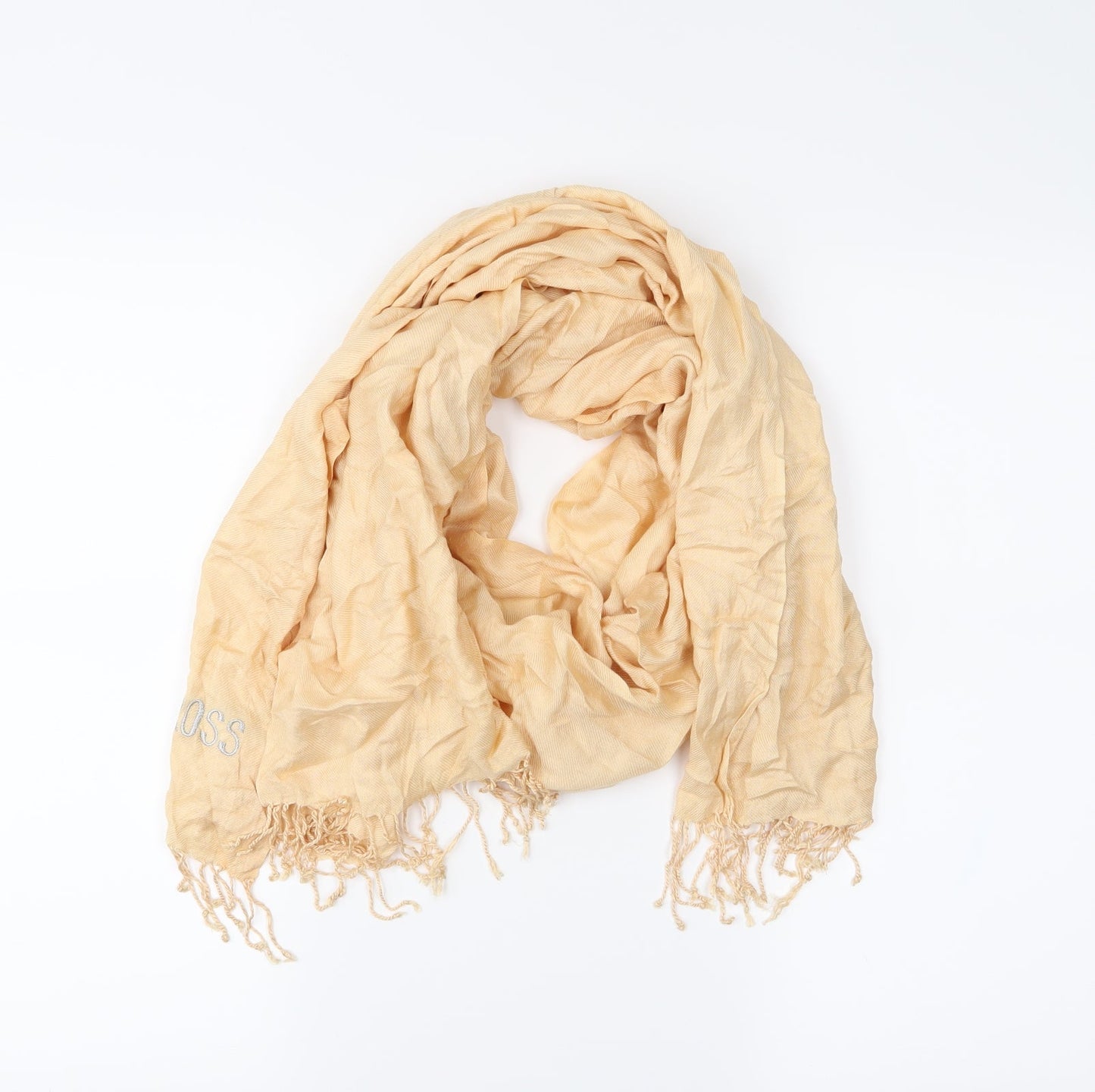 Preworn Womens Yellow    Scarf