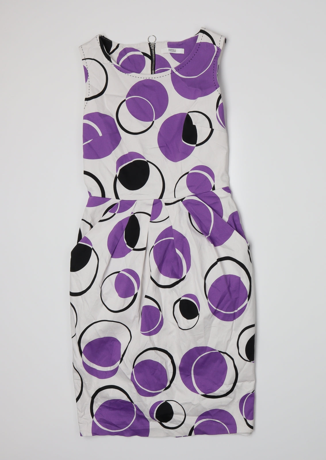 Marks and Spencer Womens Purple   A-Line  Size 8