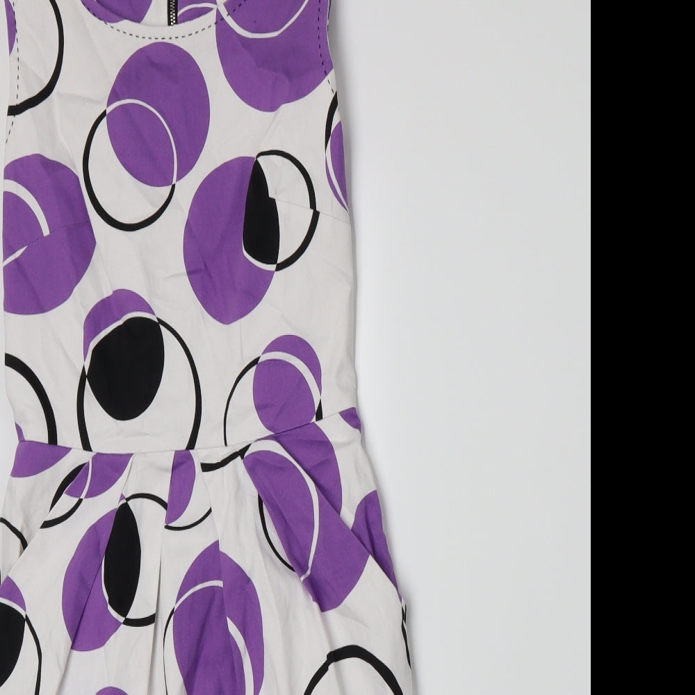 Marks and Spencer Womens Purple   A-Line  Size 8