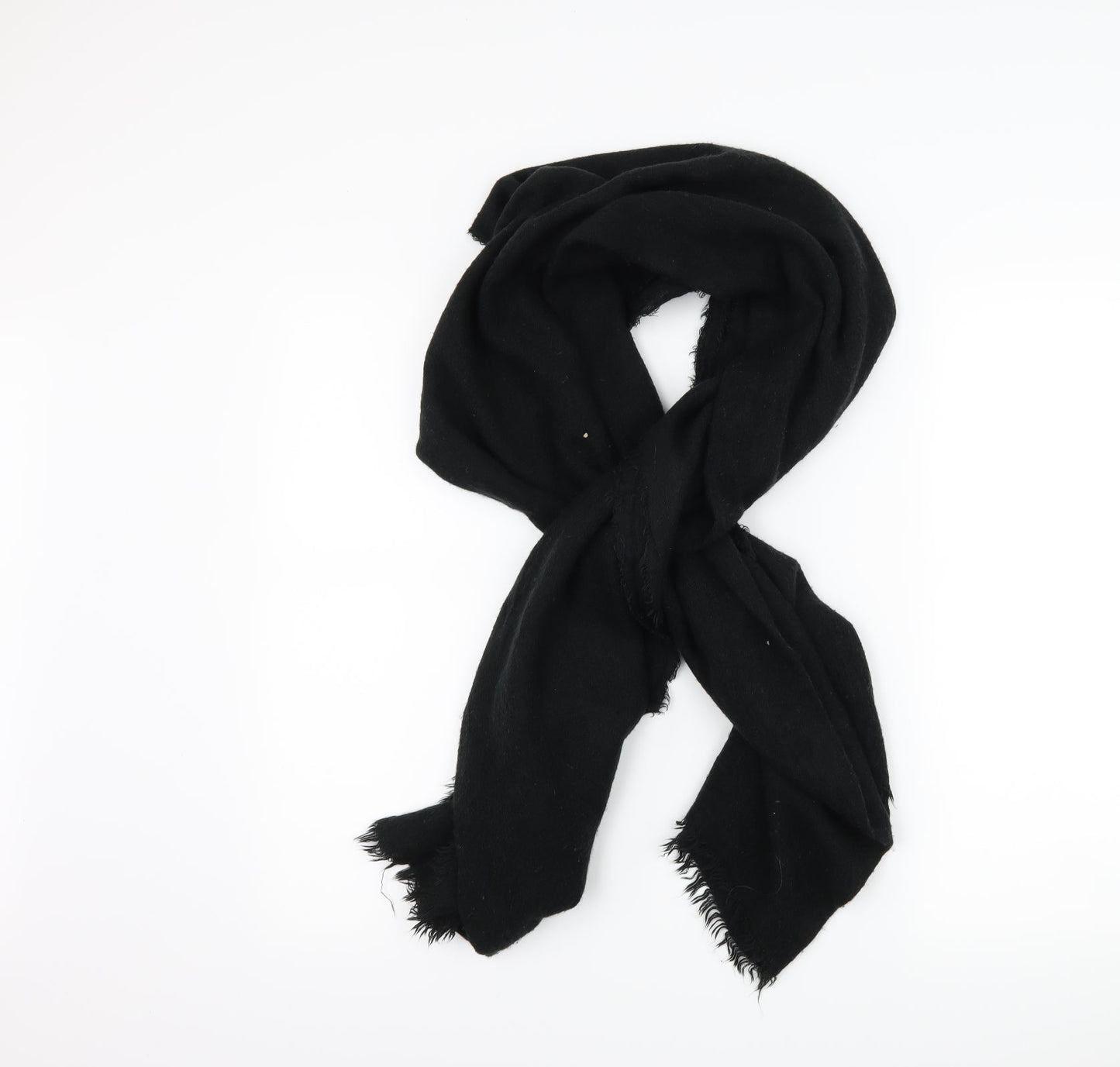Preworn Womens Black    Scarf