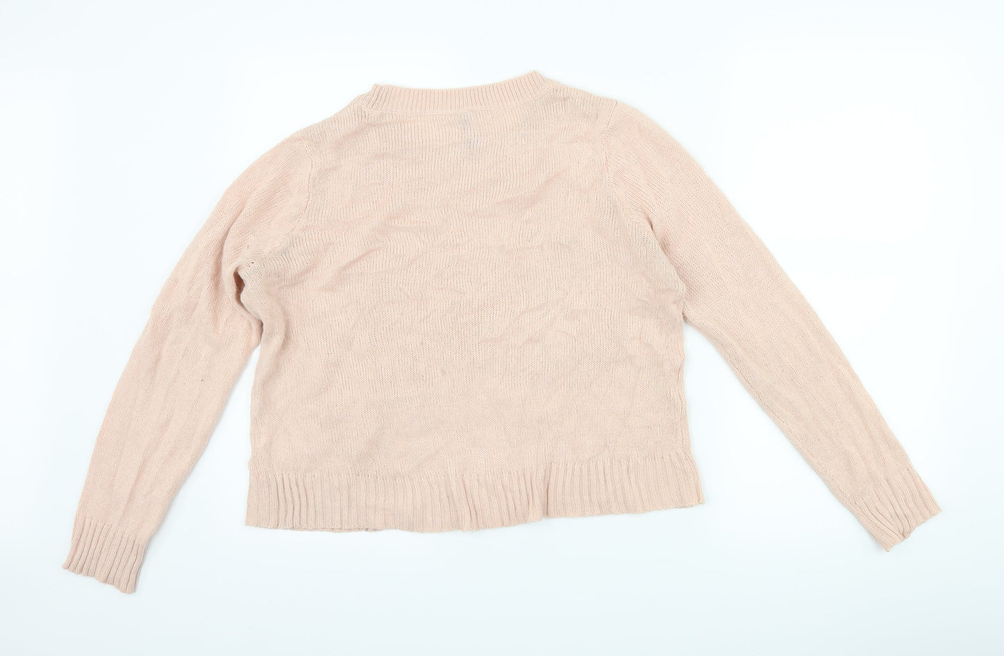 H&M Womens Pink   Pullover Jumper Size M