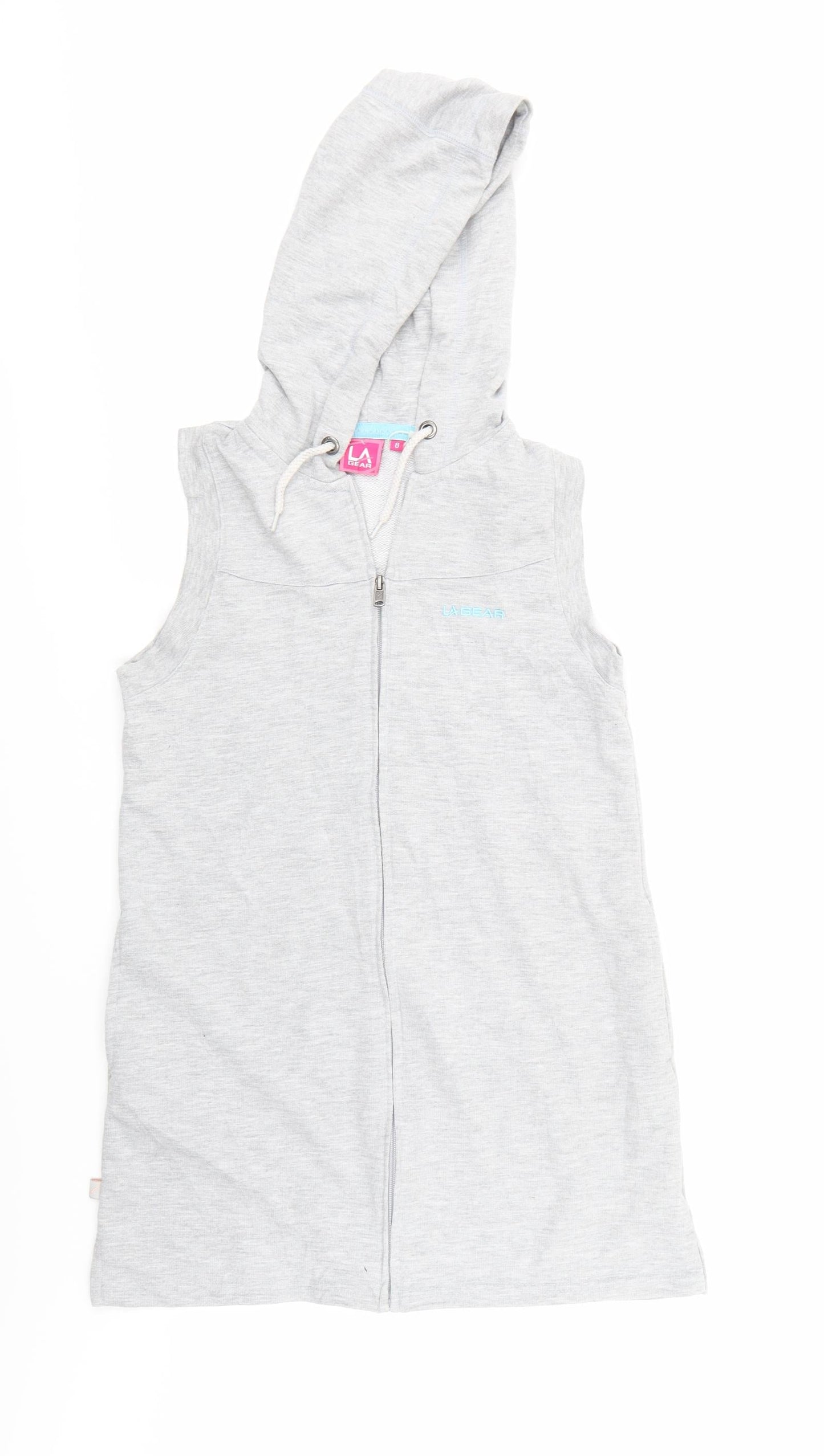 LA Gear Womens Grey   Full Zip Hoodie Size 8