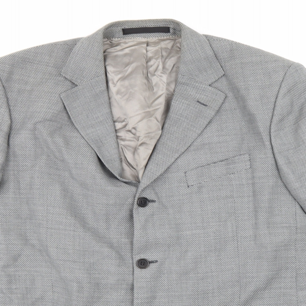 Marks and Spencer Mens Grey   Jacket Suit Jacket Size 44