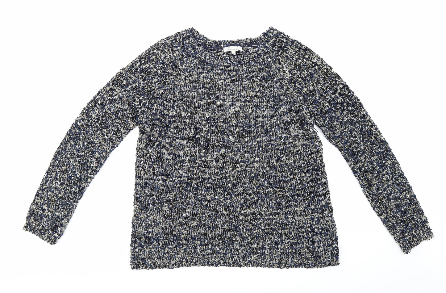 Peacocks Womens Blue  Knit Pullover Jumper Size L