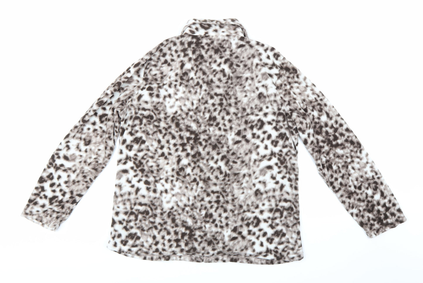 Avon Womens Brown Animal Print  Top Pyjama Top Size 14