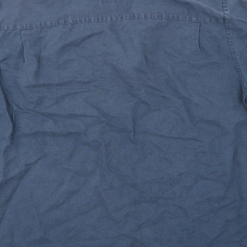 John Lewis Mens Blue    Button-Up Size 42